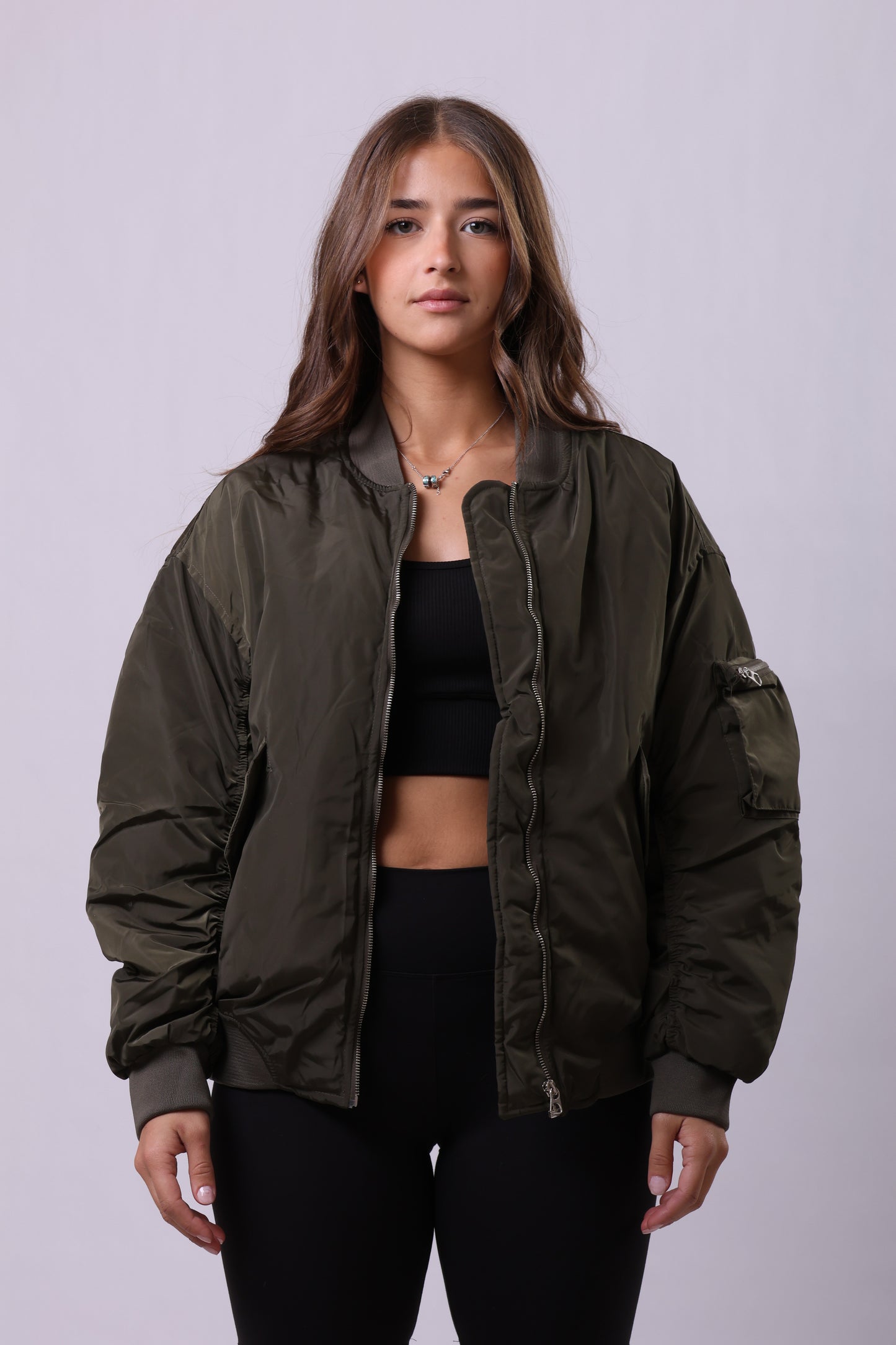 Contrast Cuff Jacket