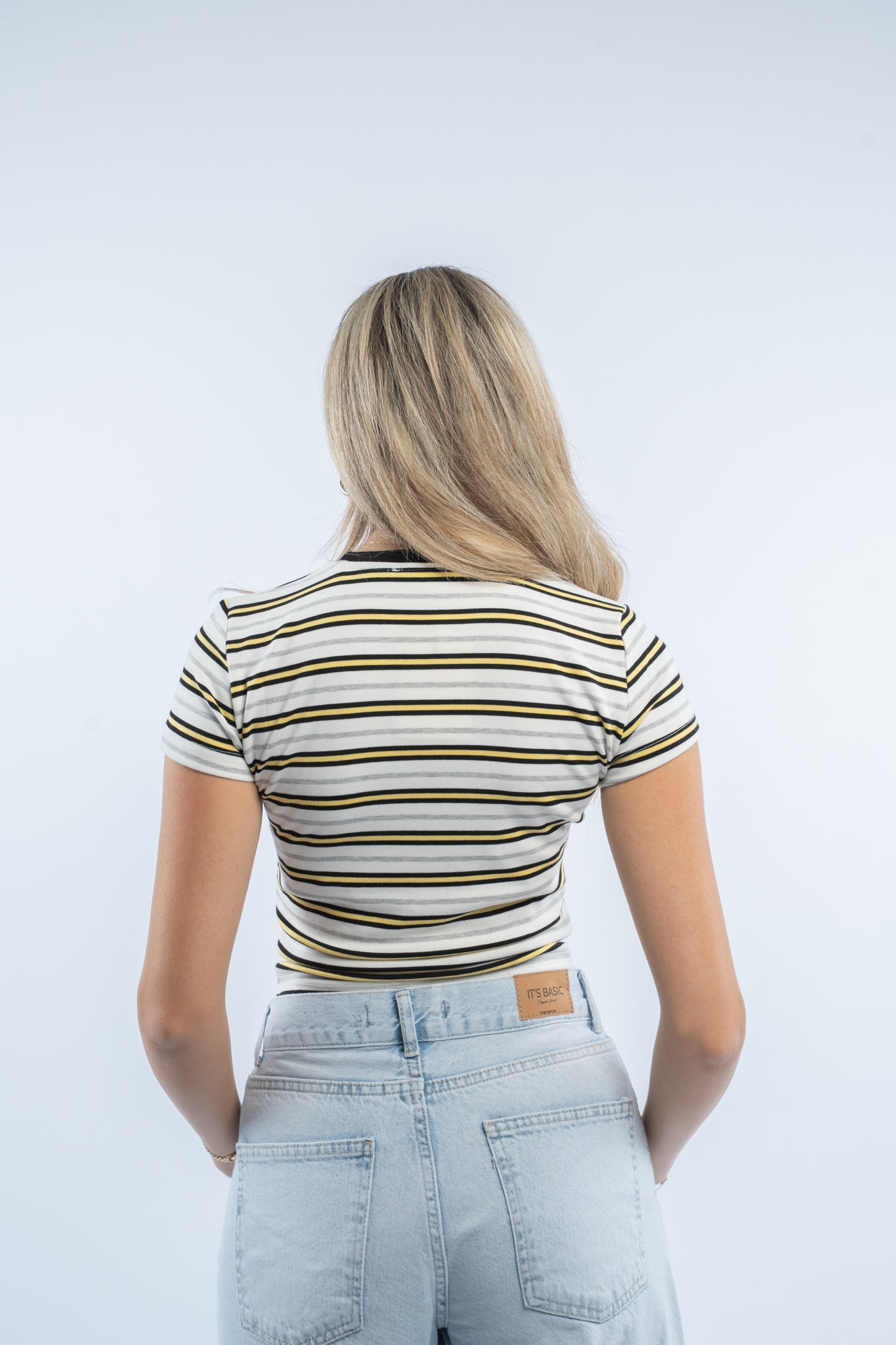 Striped baby tee
