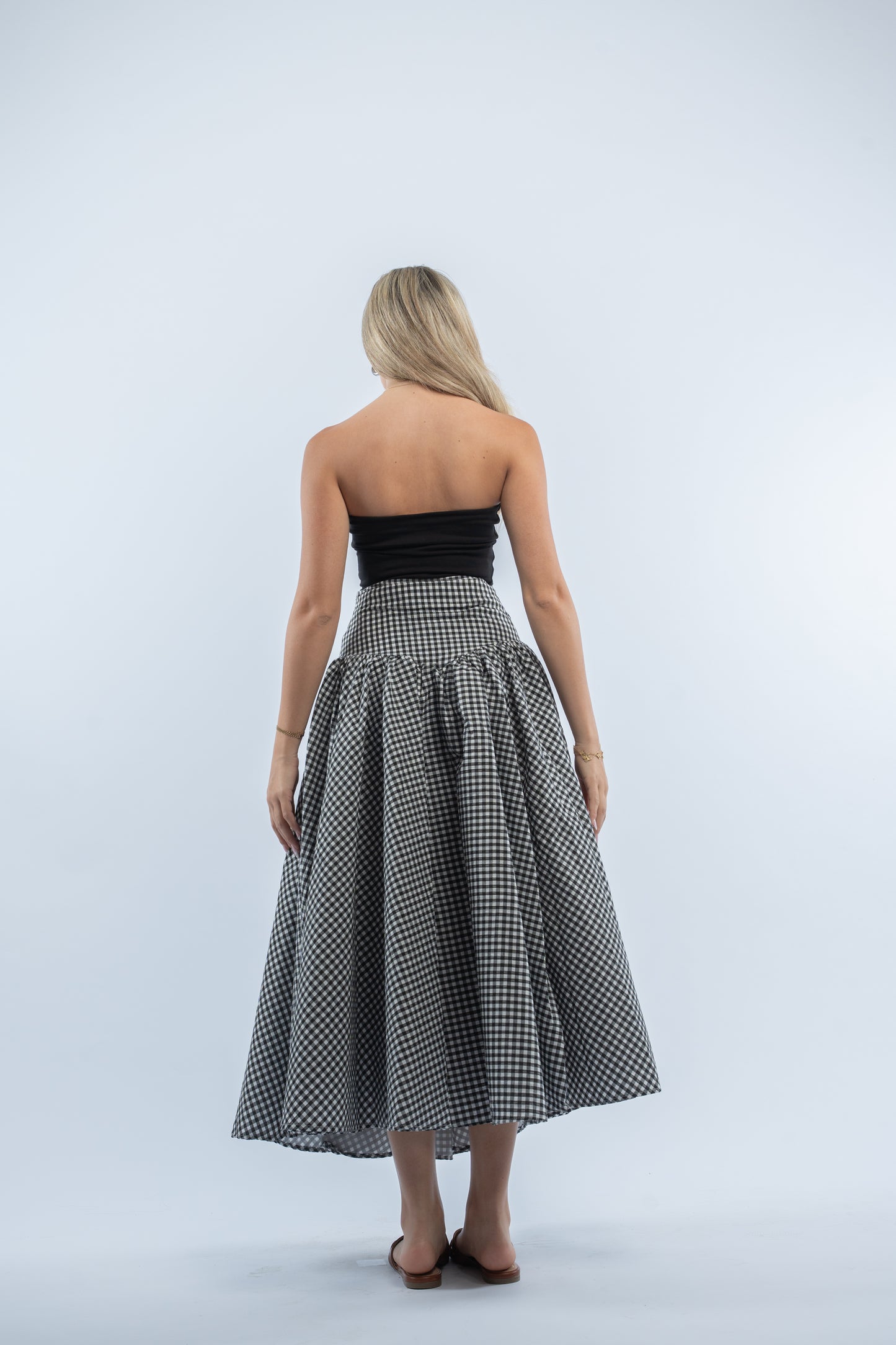 Gingham skirt