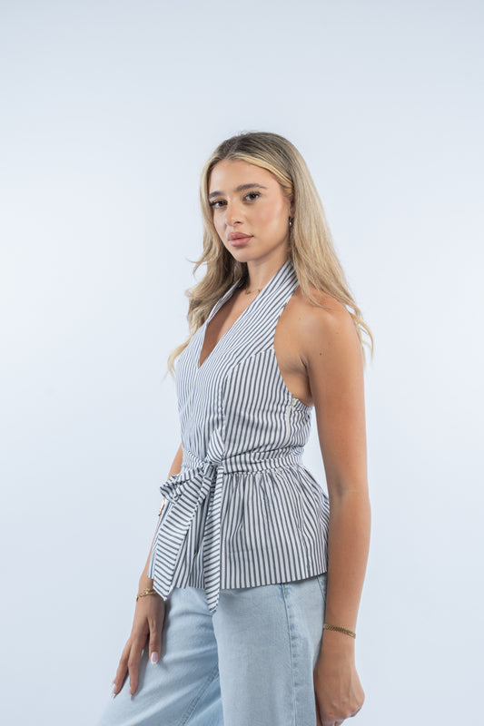 Pinstripe top