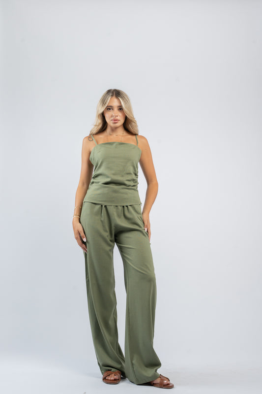 Ruched cami set