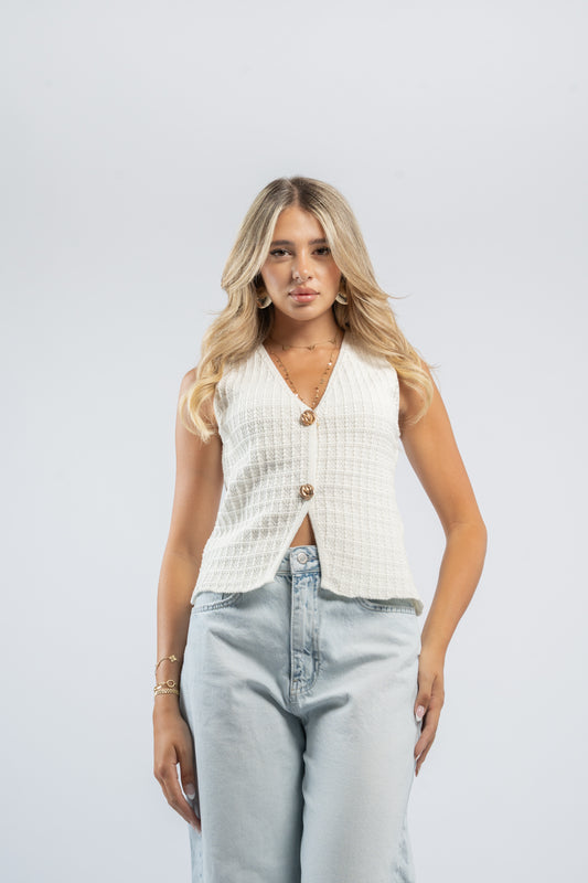 Florence buttoned vest