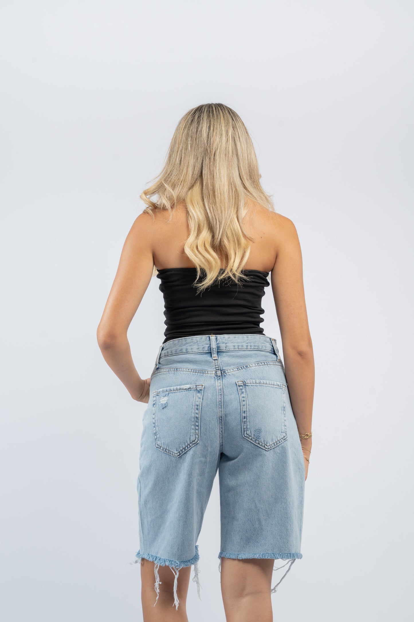 Denim shorts