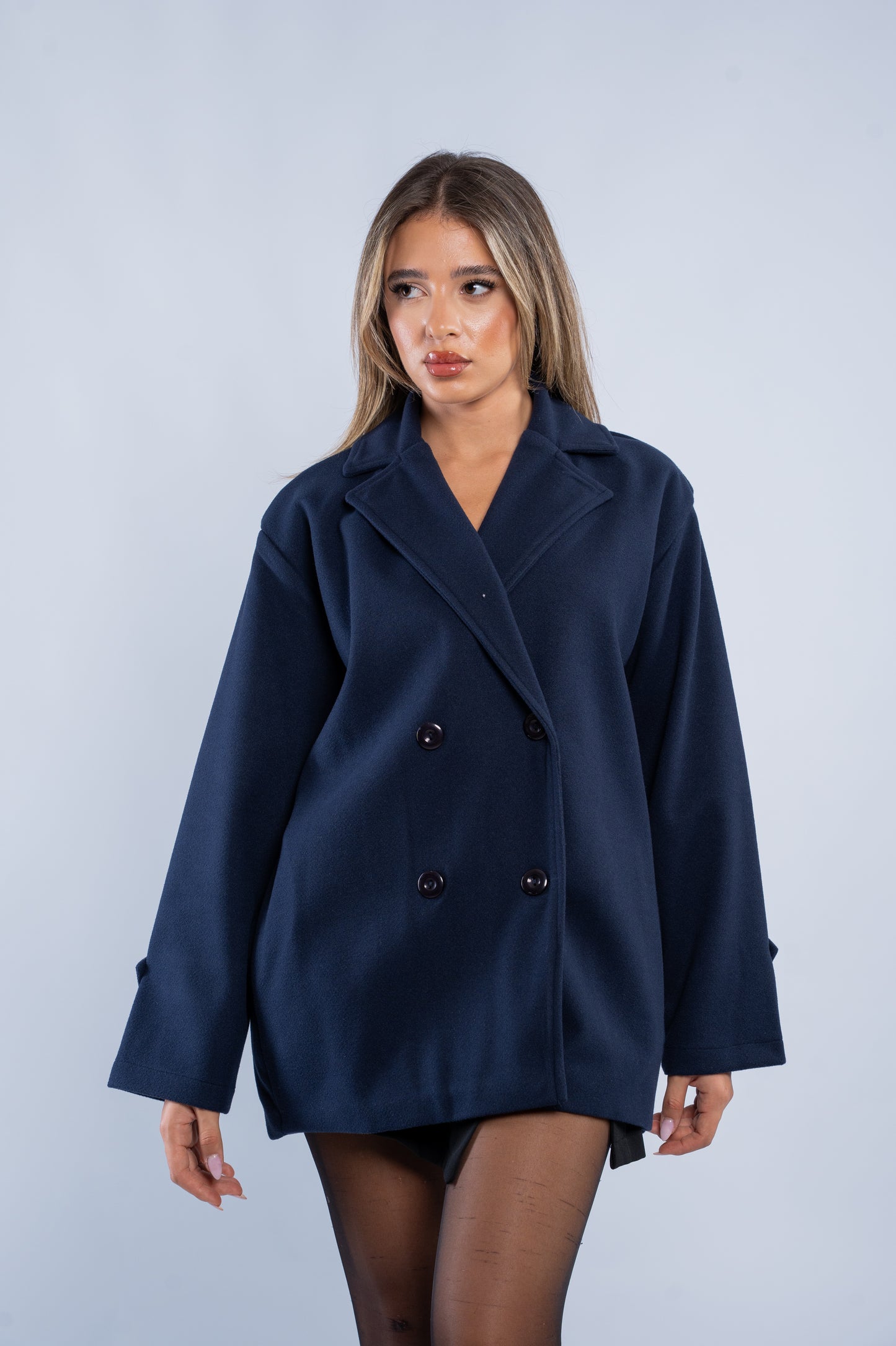 Double breasted short Manteau