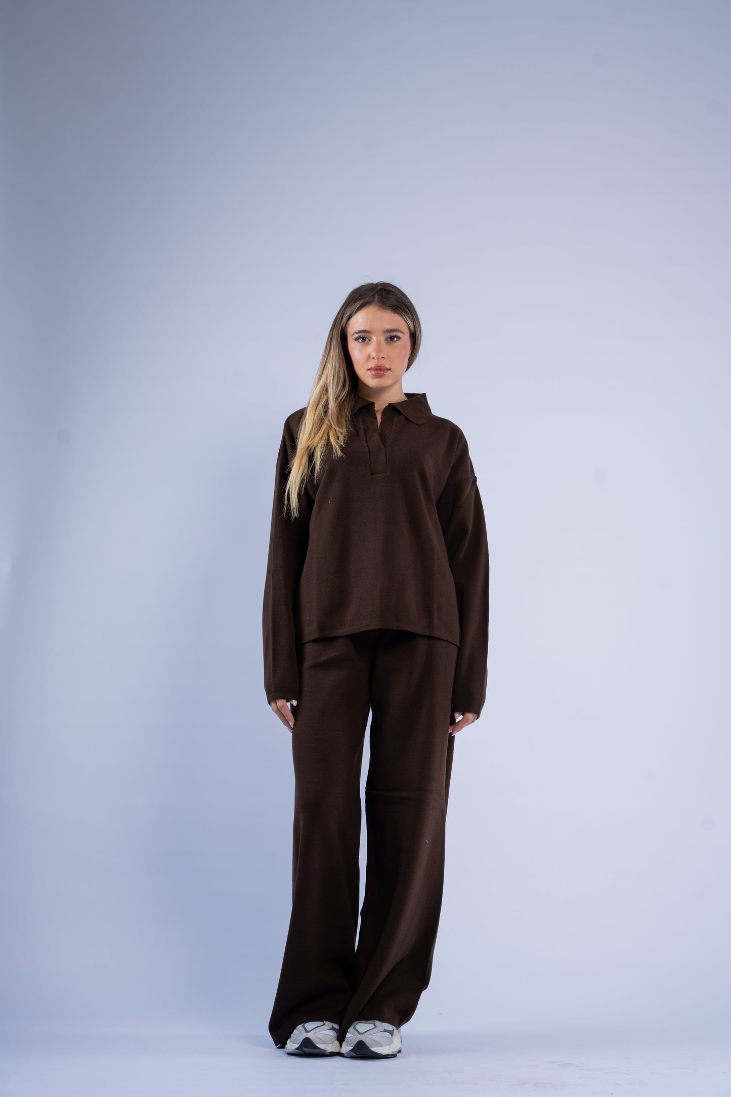 Polo knit set