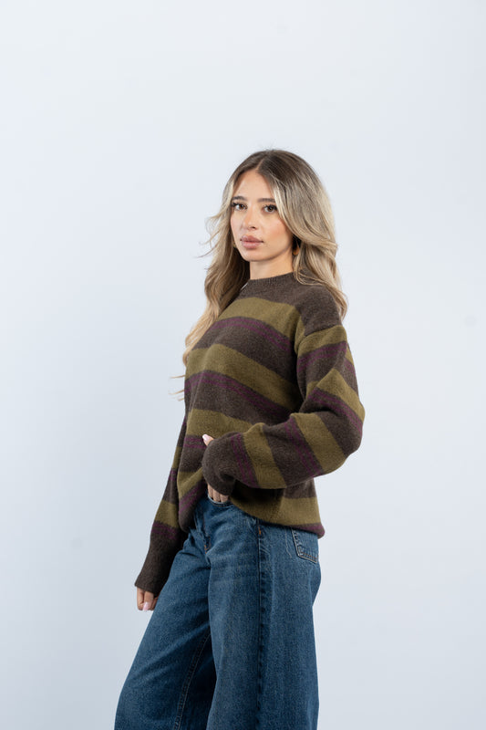 Woodland stripe top