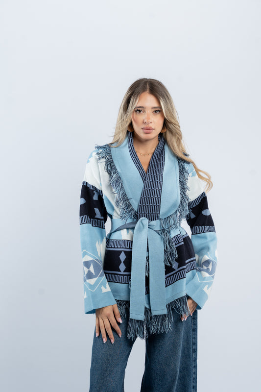 Jacquard cardigan
