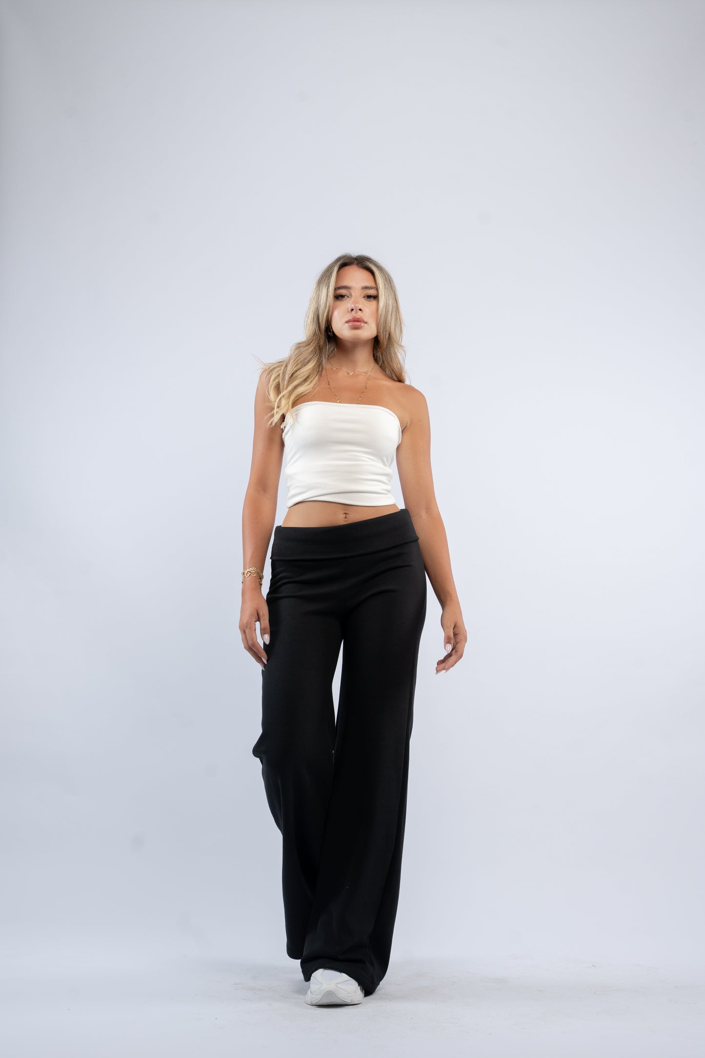 Fold-over lounge pants