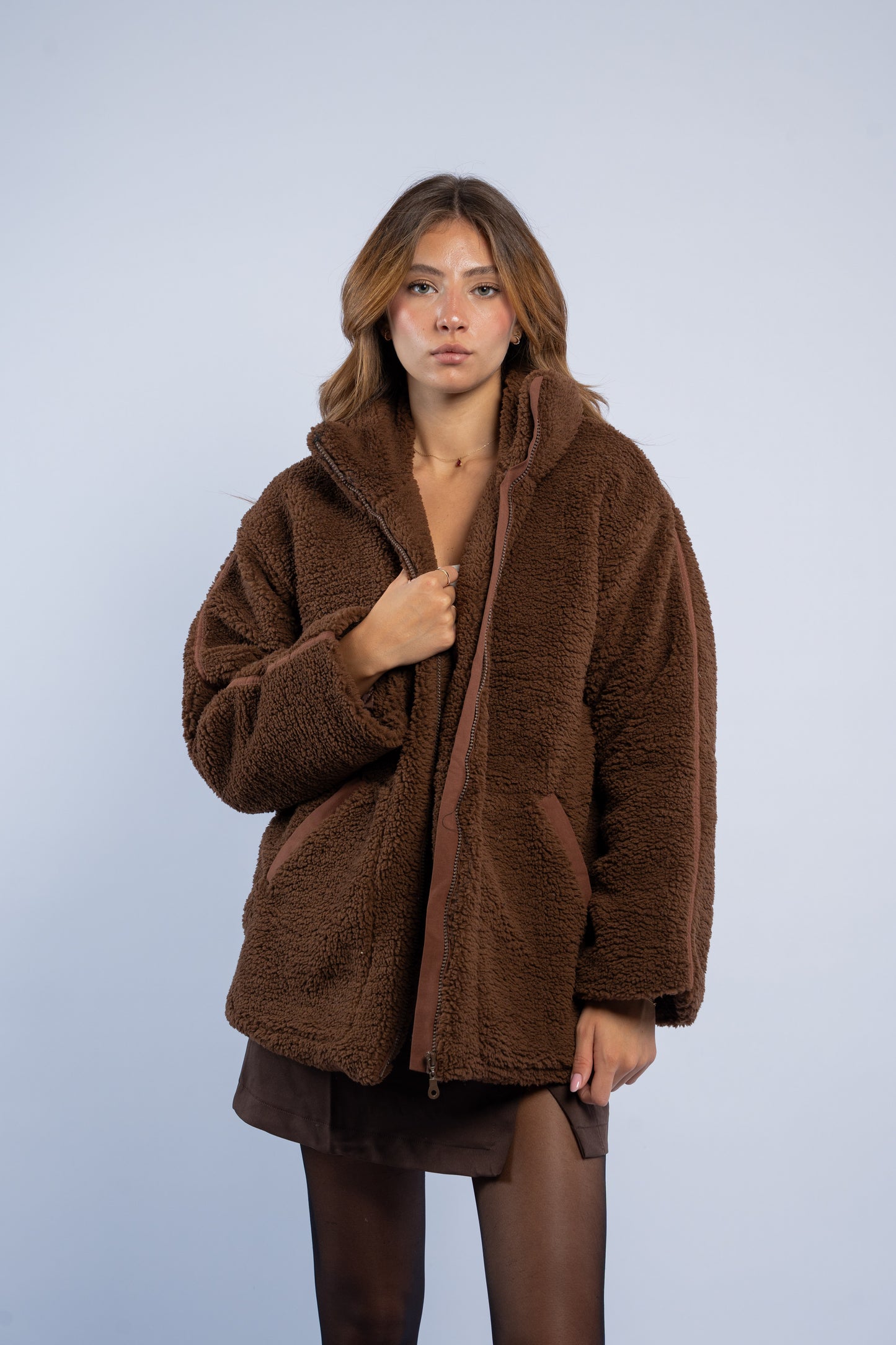 Teddy brown jacket