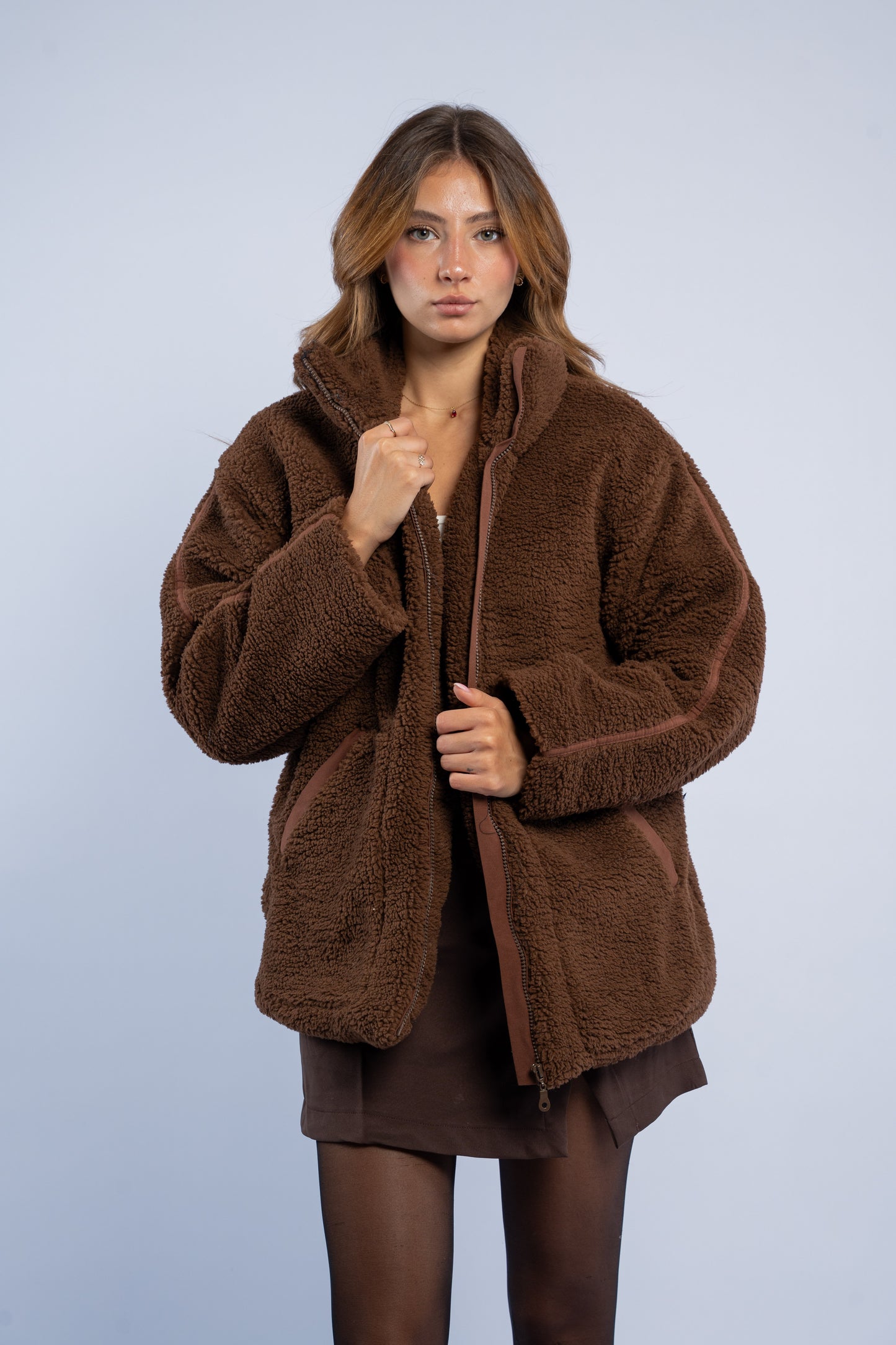 Teddy brown jacket