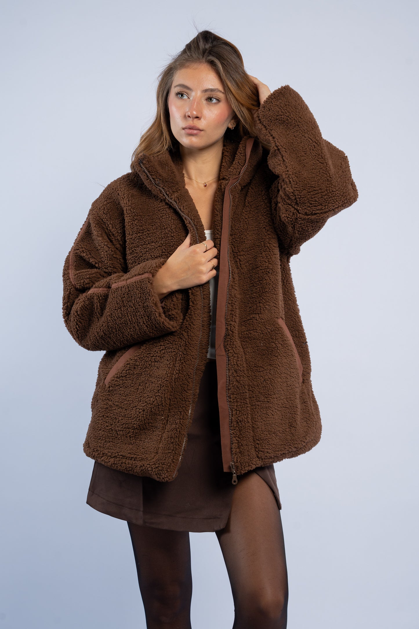 Teddy brown jacket