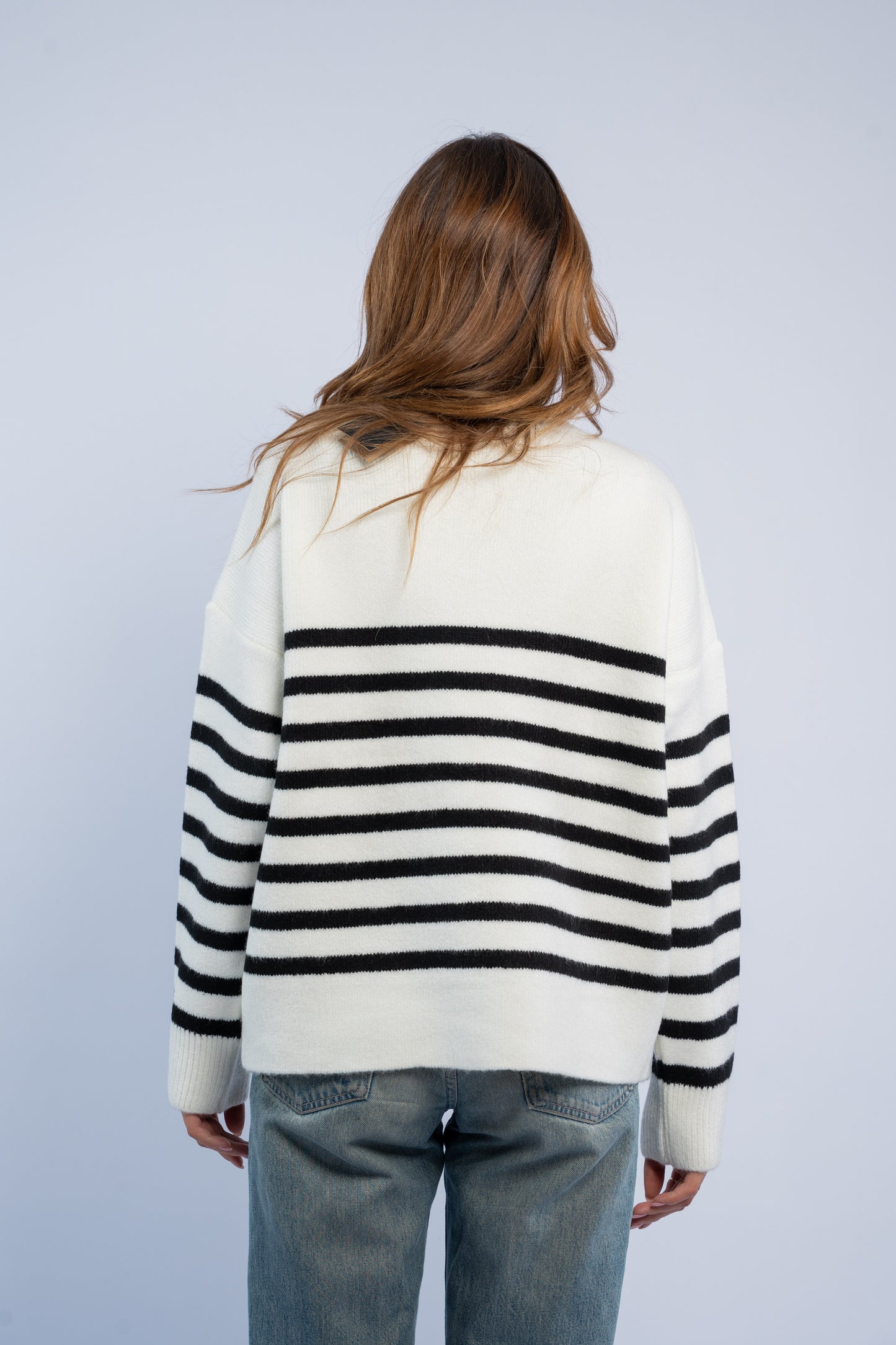 Mohair striped top