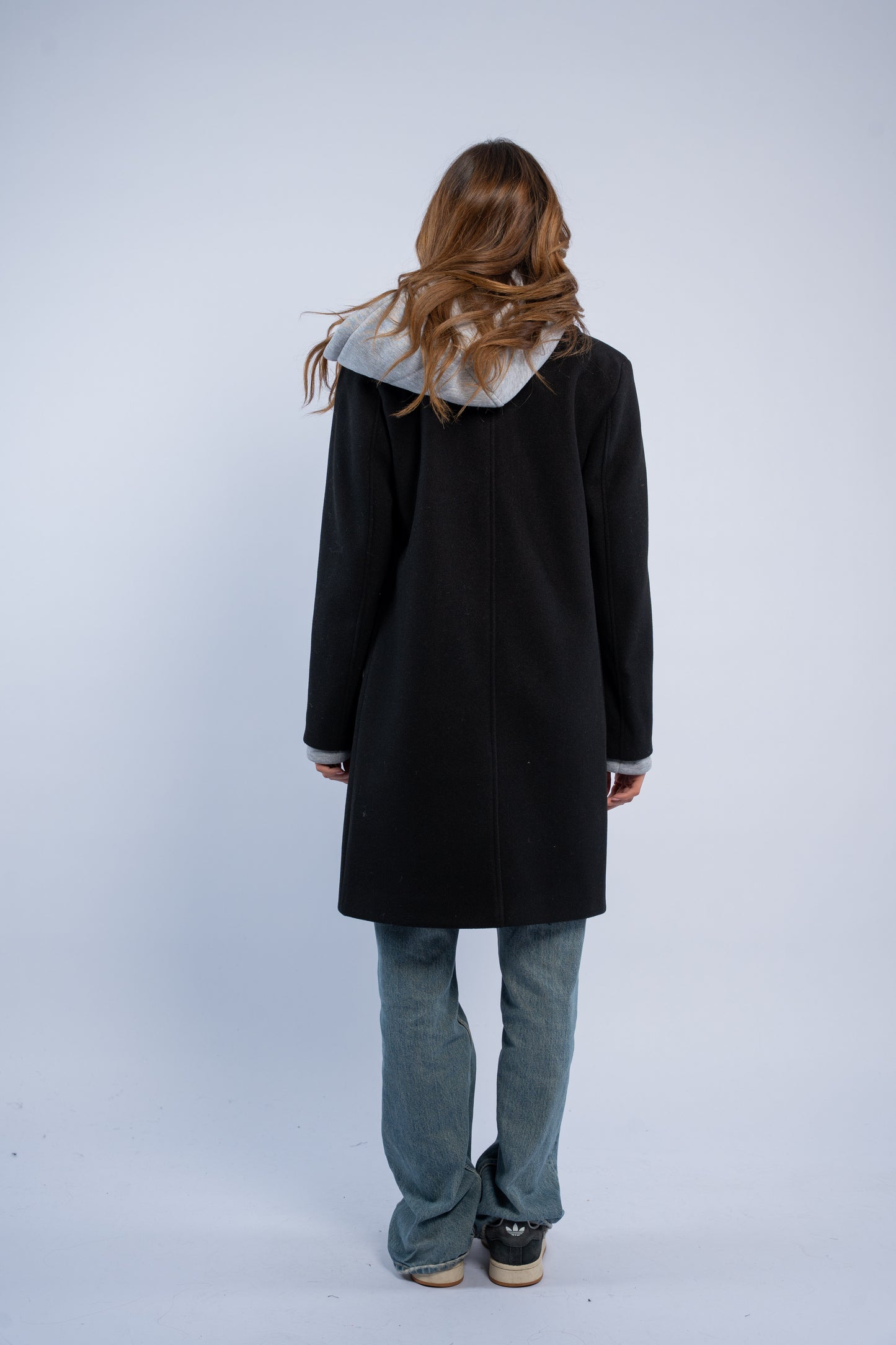 Black Coat With Hood