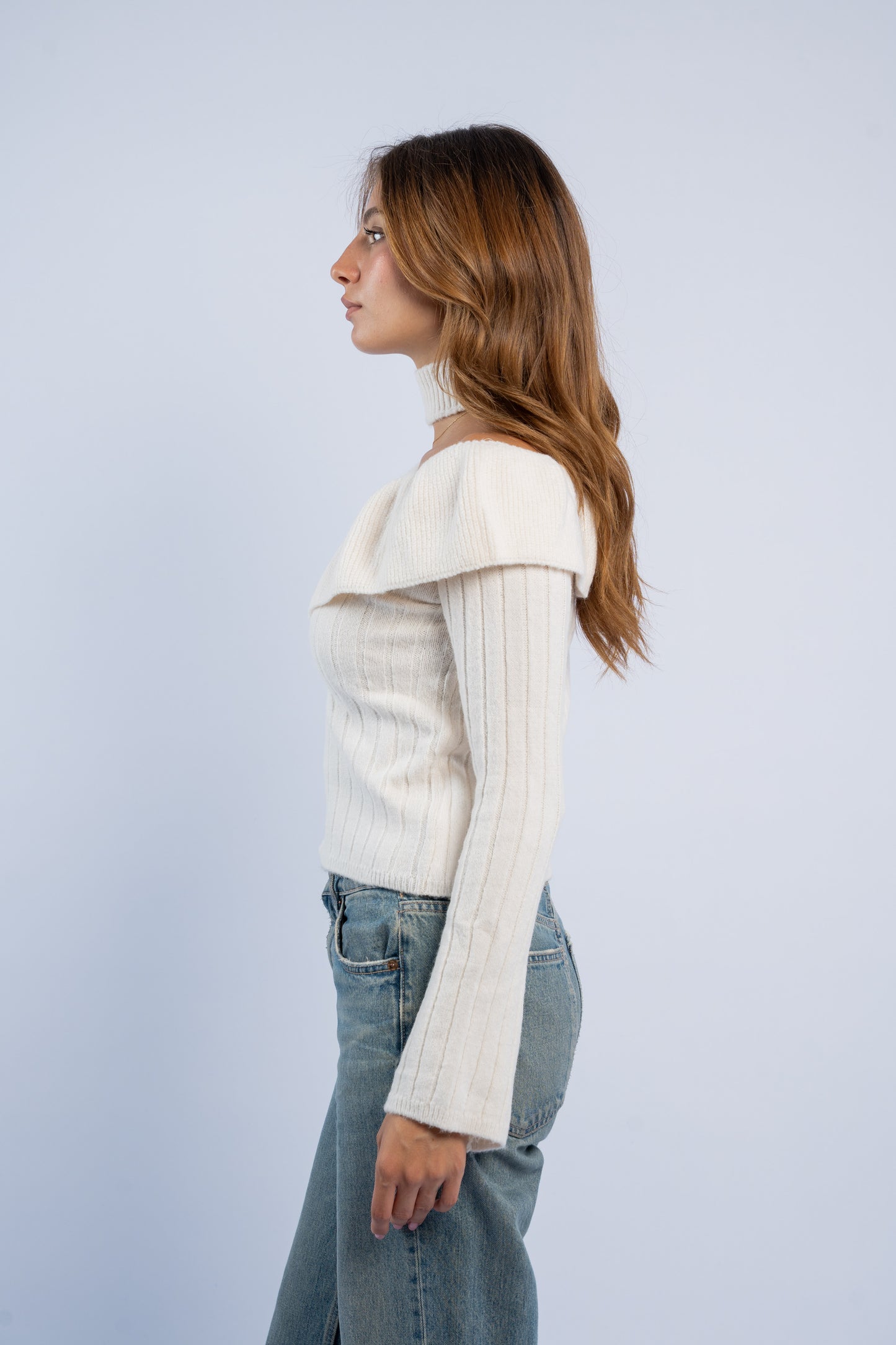 Coquette wool top