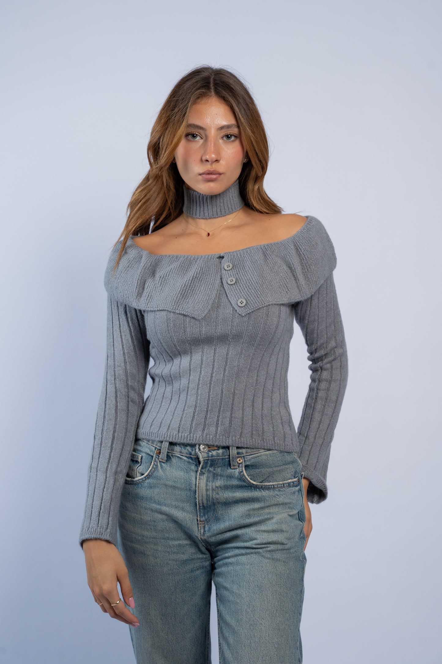 Coquette wool top