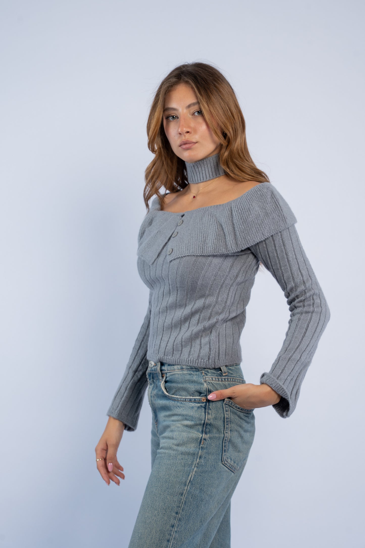 Coquette wool top