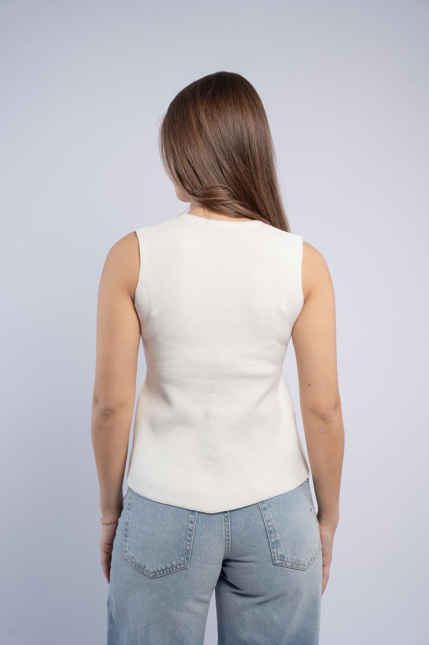 Sleeveless Knit Top