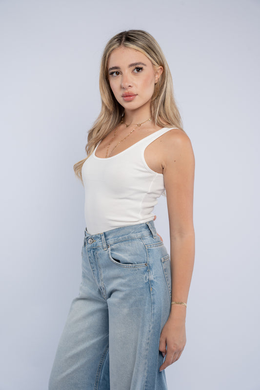 Ribbed tank top