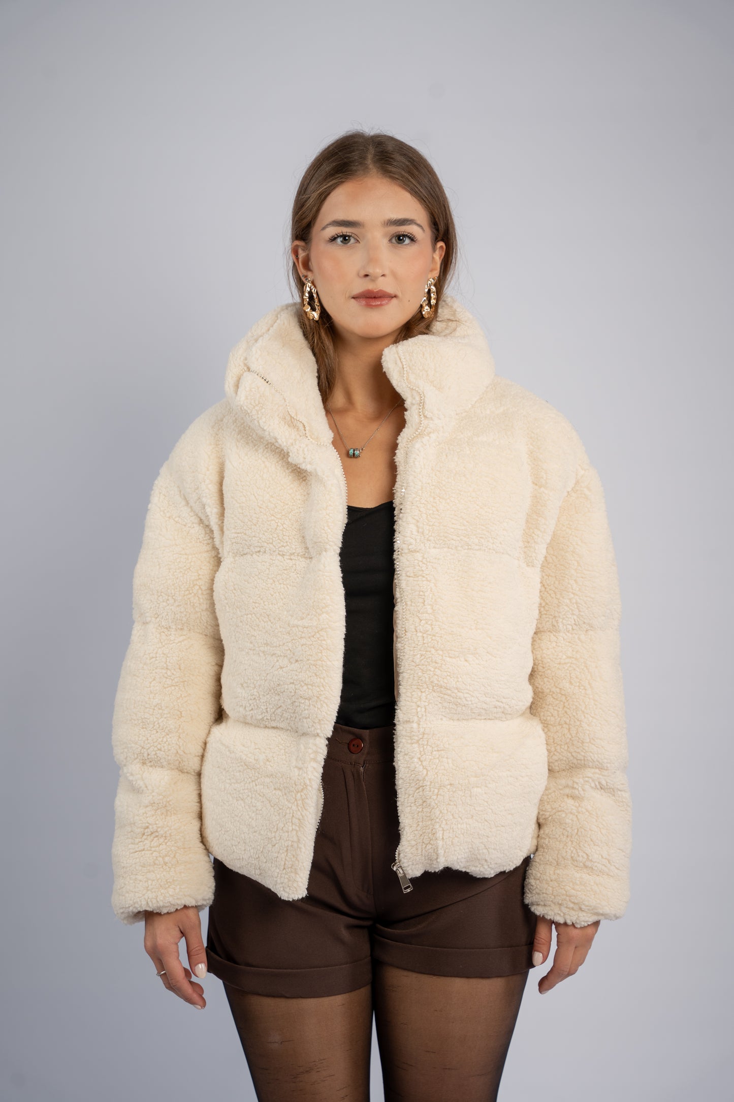 Vanilla teddy jacket