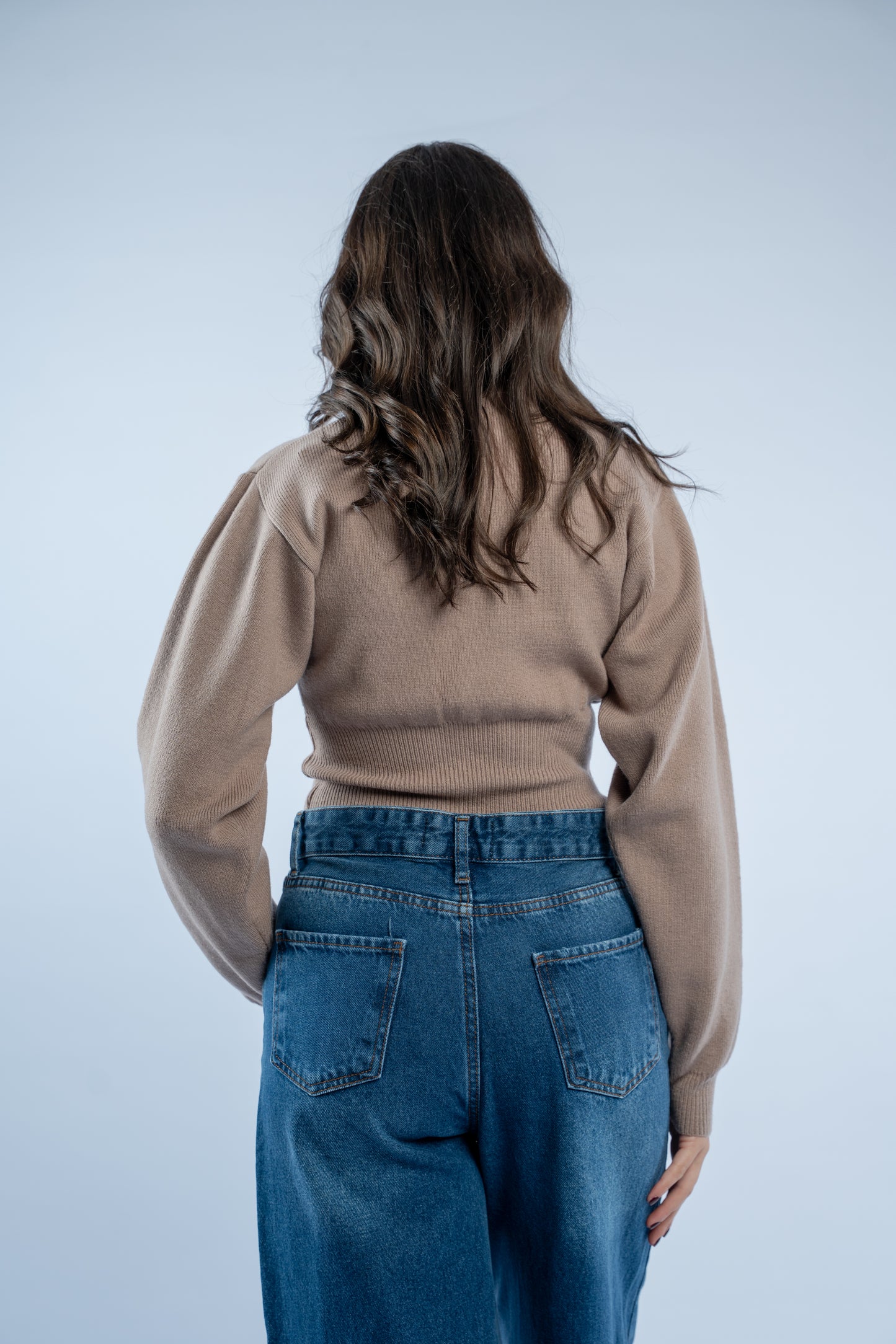 Contour knit top