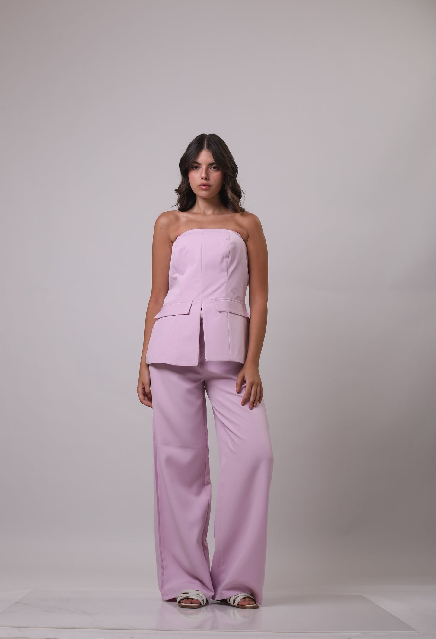 Crepe tunic set