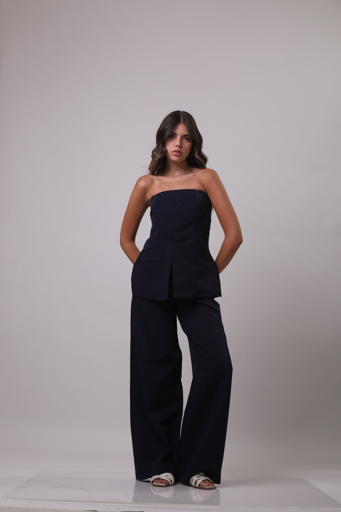 Crepe tunic set
