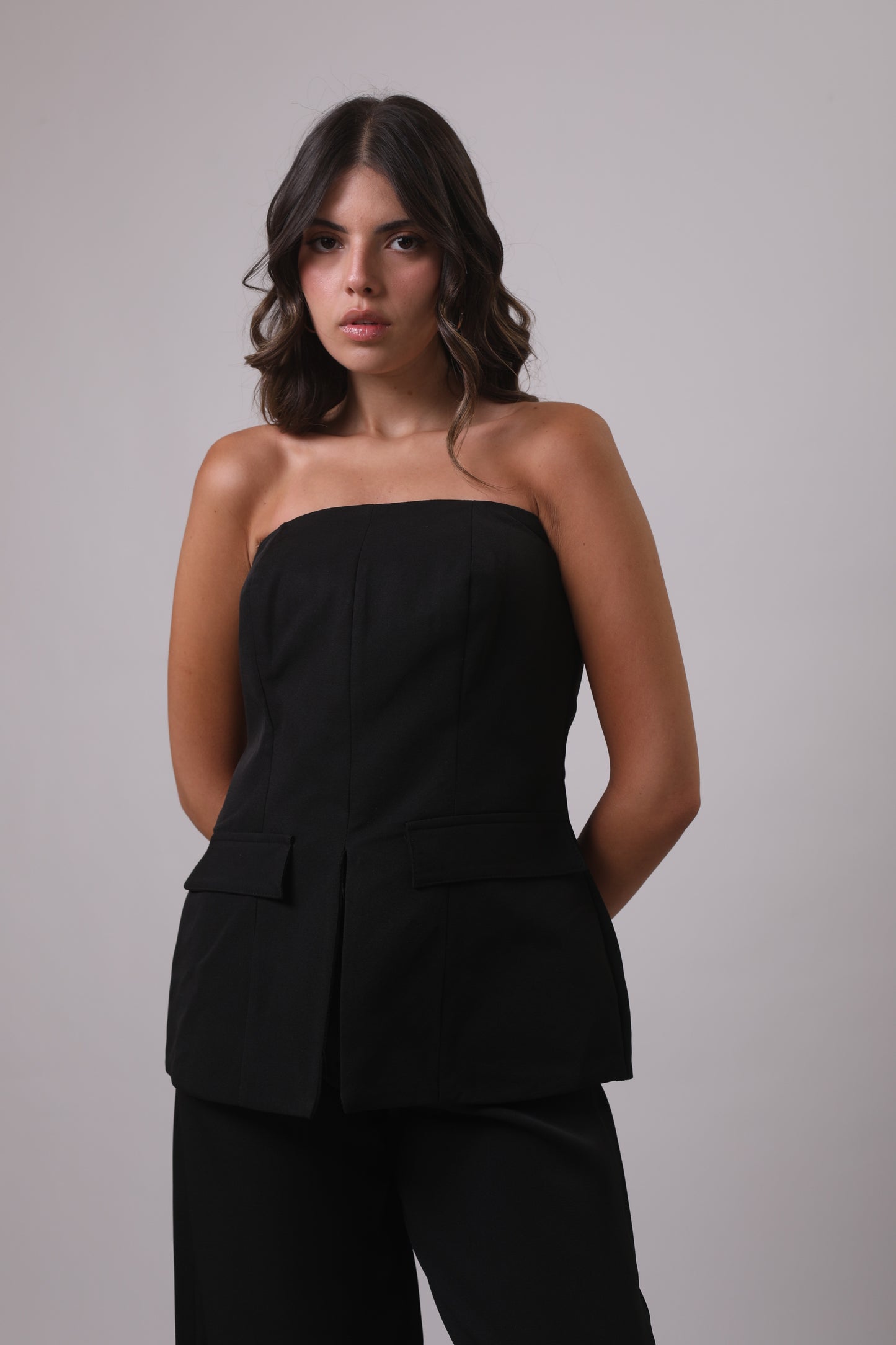 Crepe tunic set