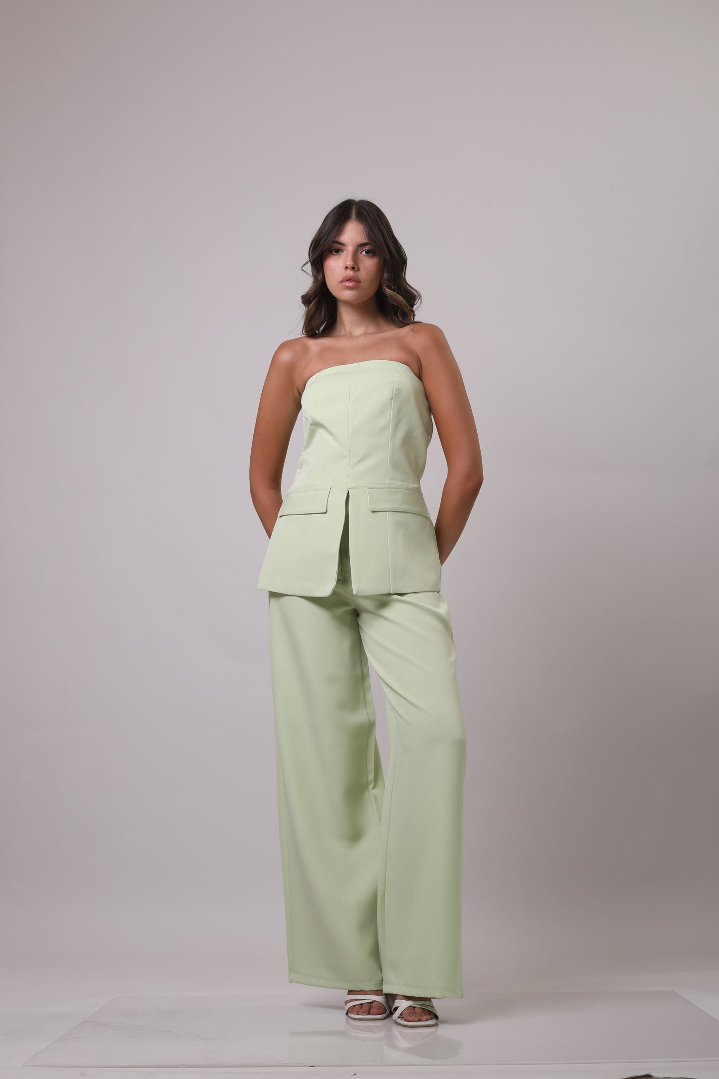 Crepe tunic set