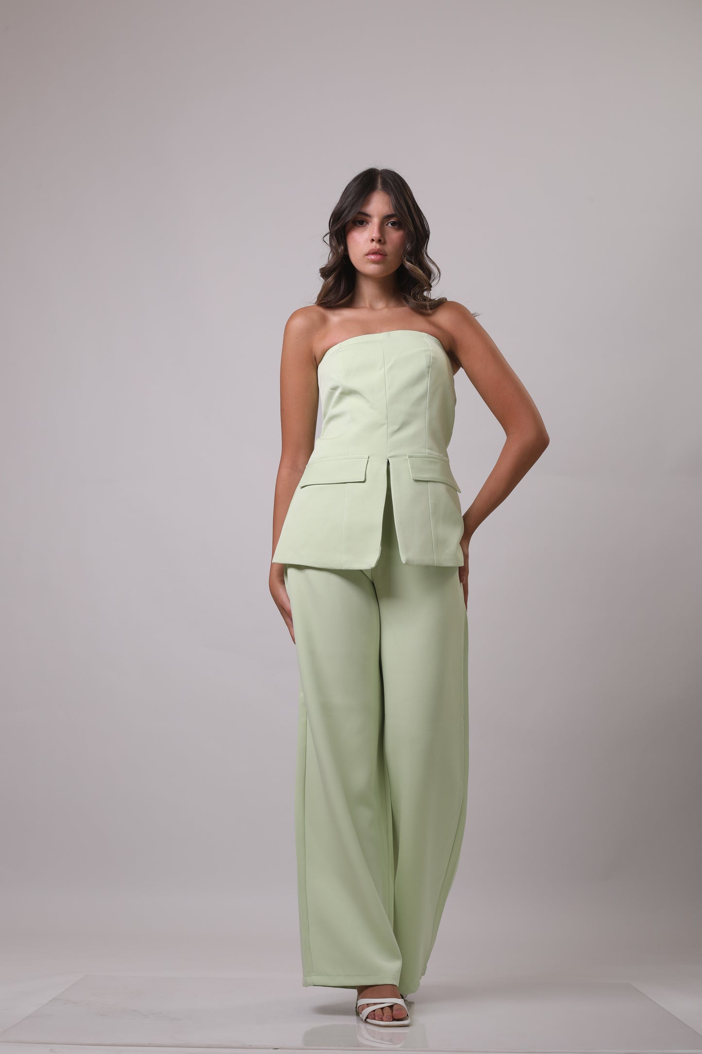 Crepe tunic set