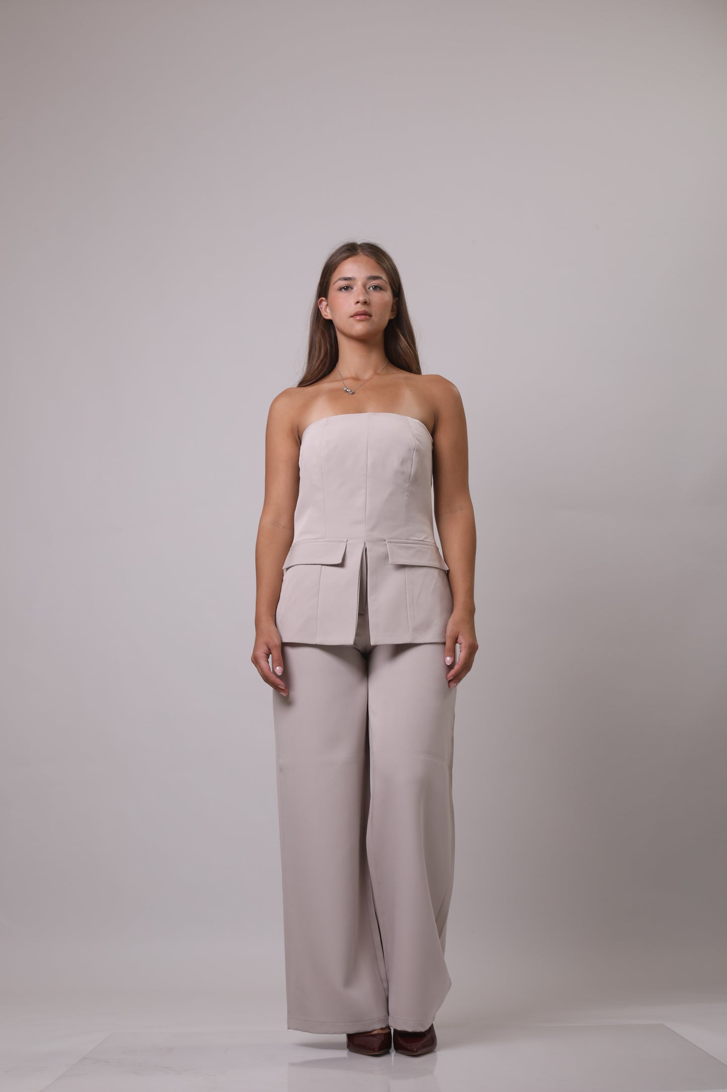 Crepe tunic set