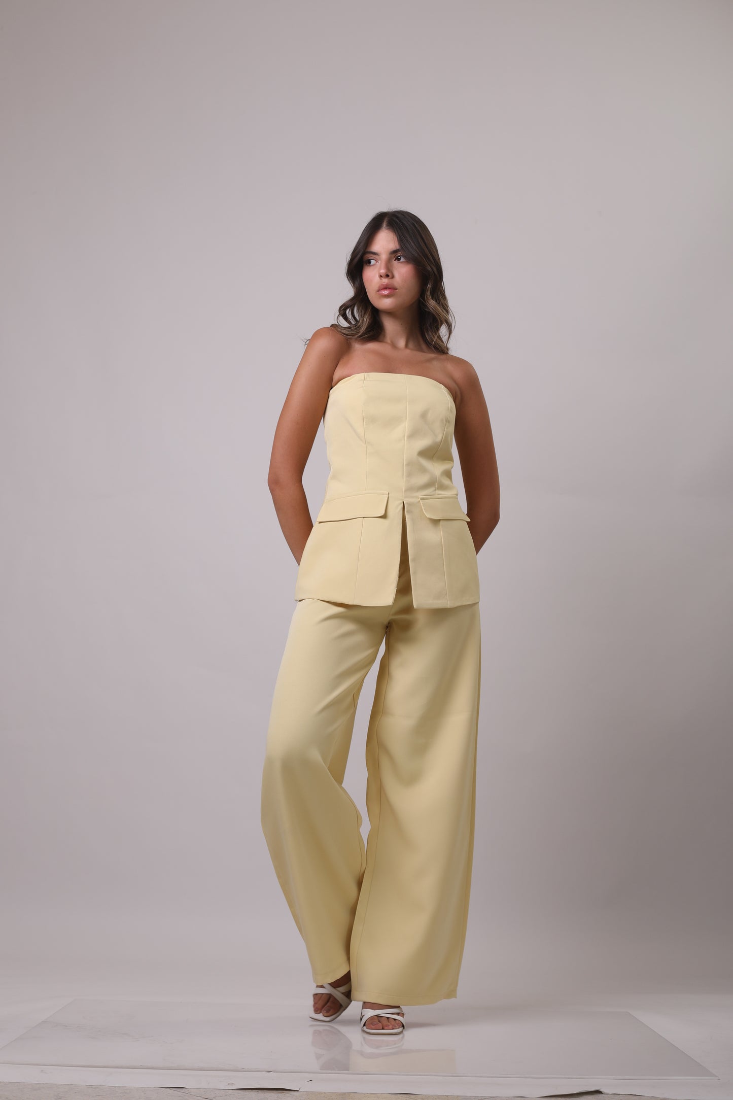 Crepe tunic set