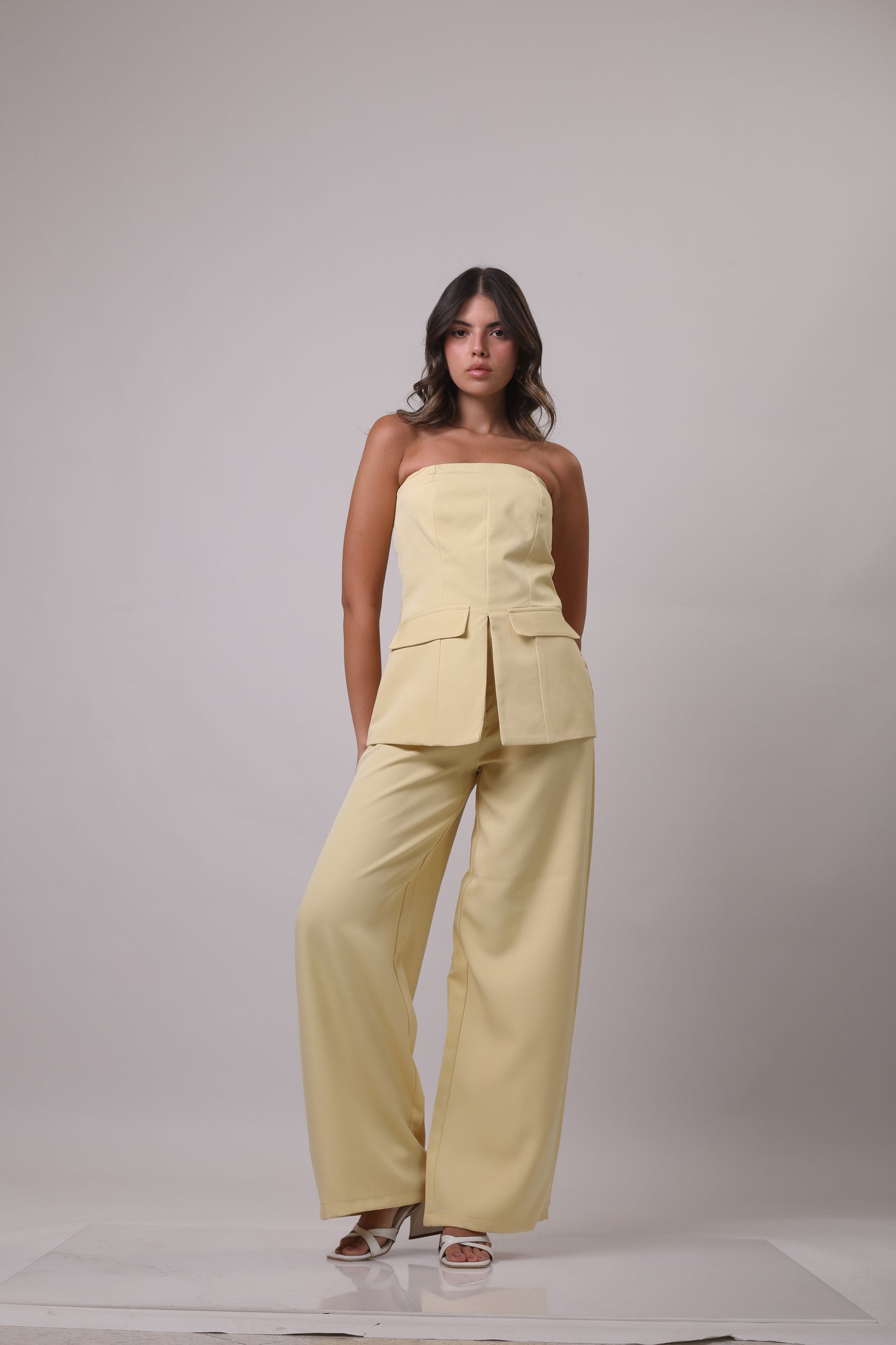 Crepe tunic set
