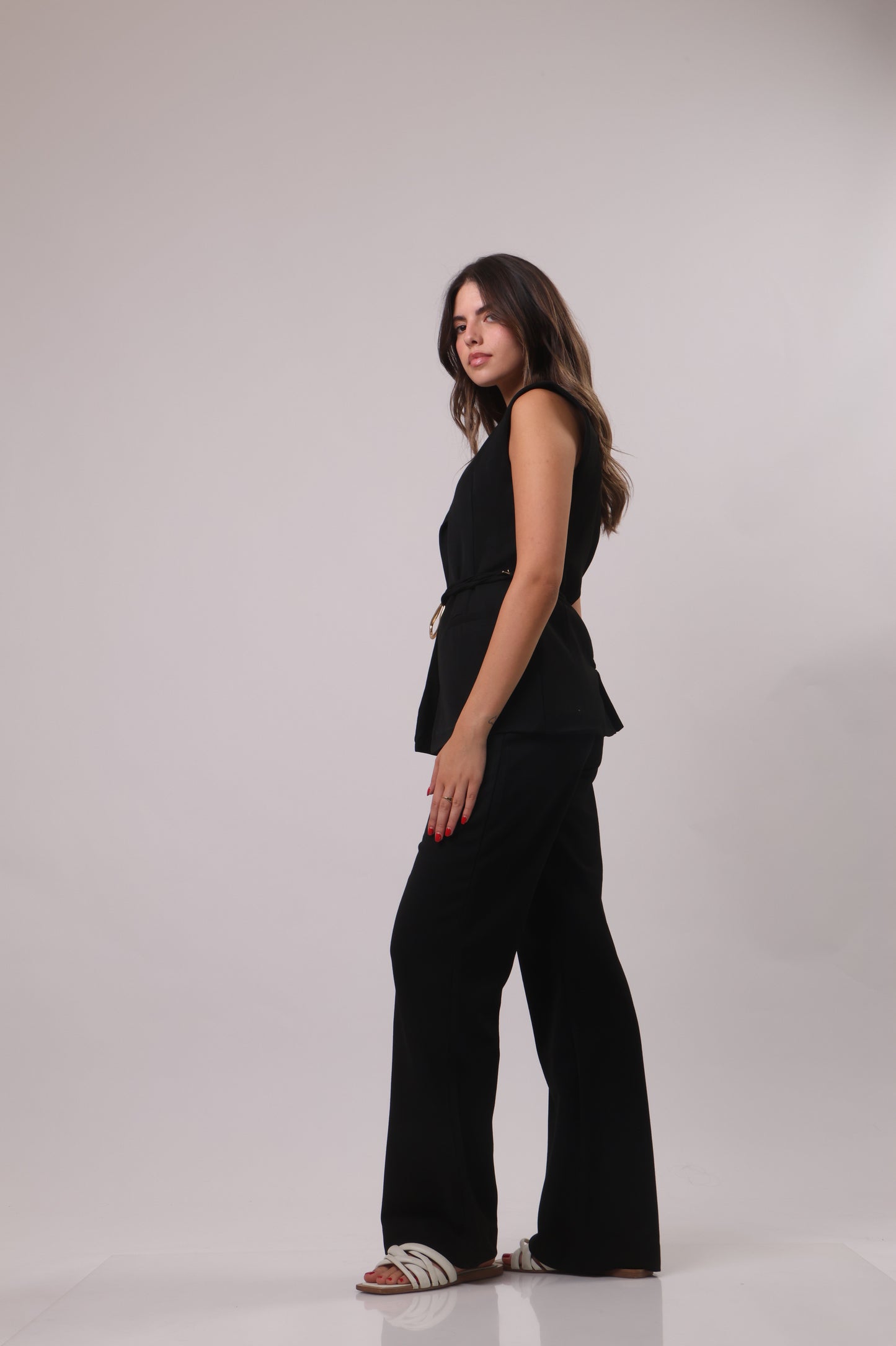 Belted waistcoat set