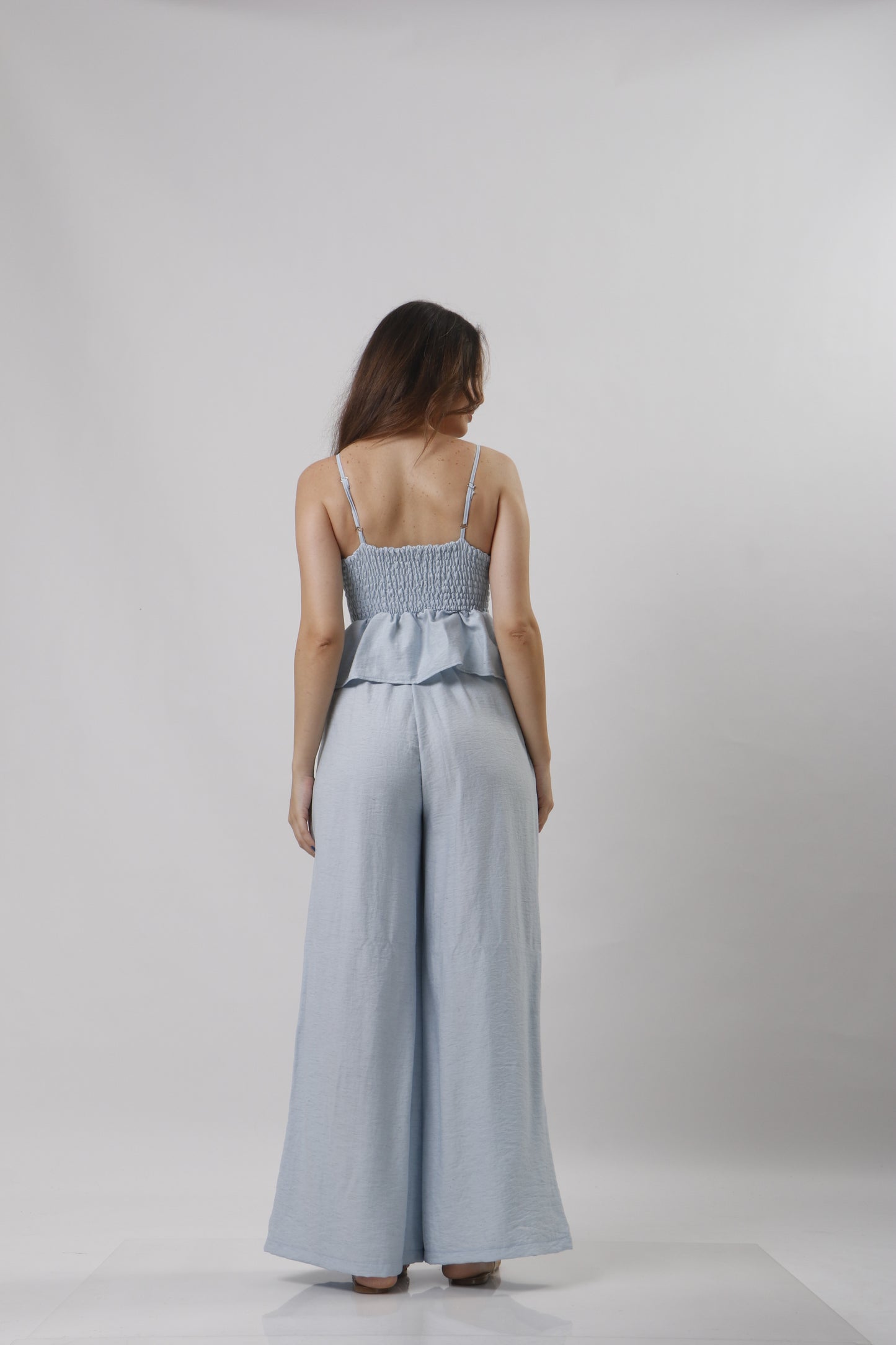 Peplum linen set