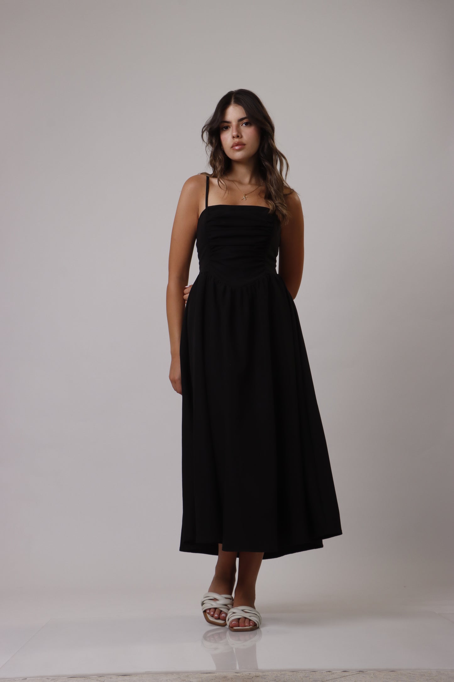 Flowy midi dress
