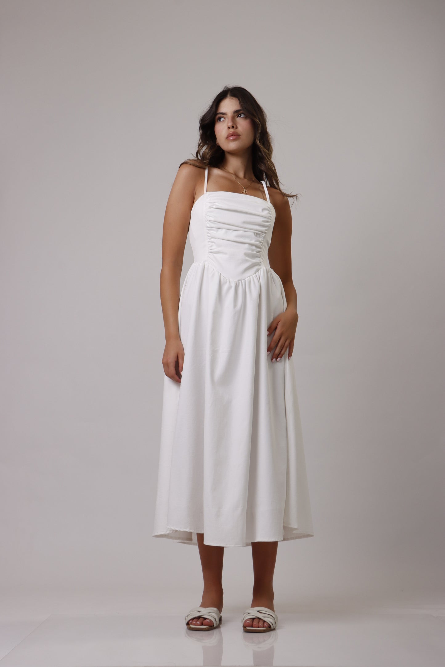 Flowy midi dress