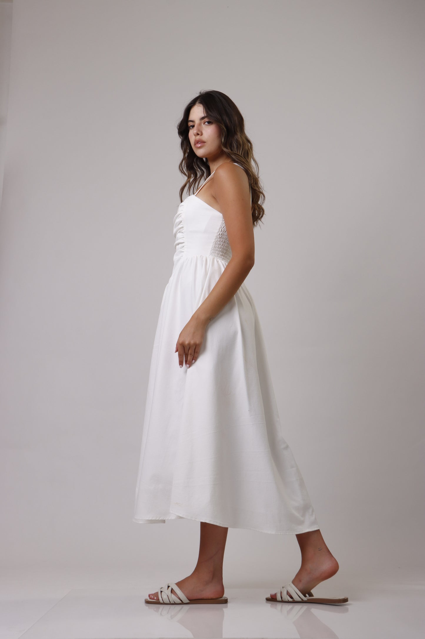 Flowy midi dress