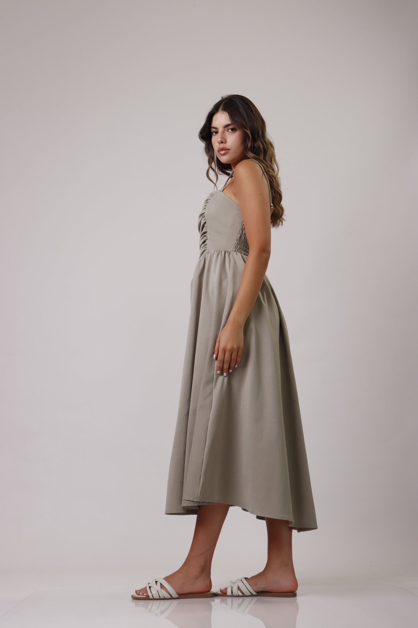 Flowy midi dress