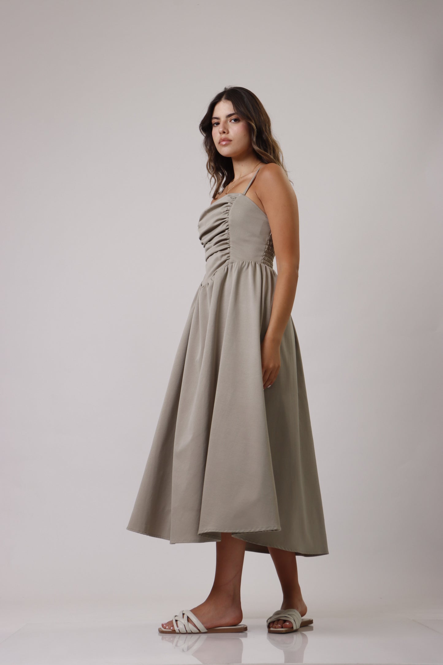 Flowy midi dress