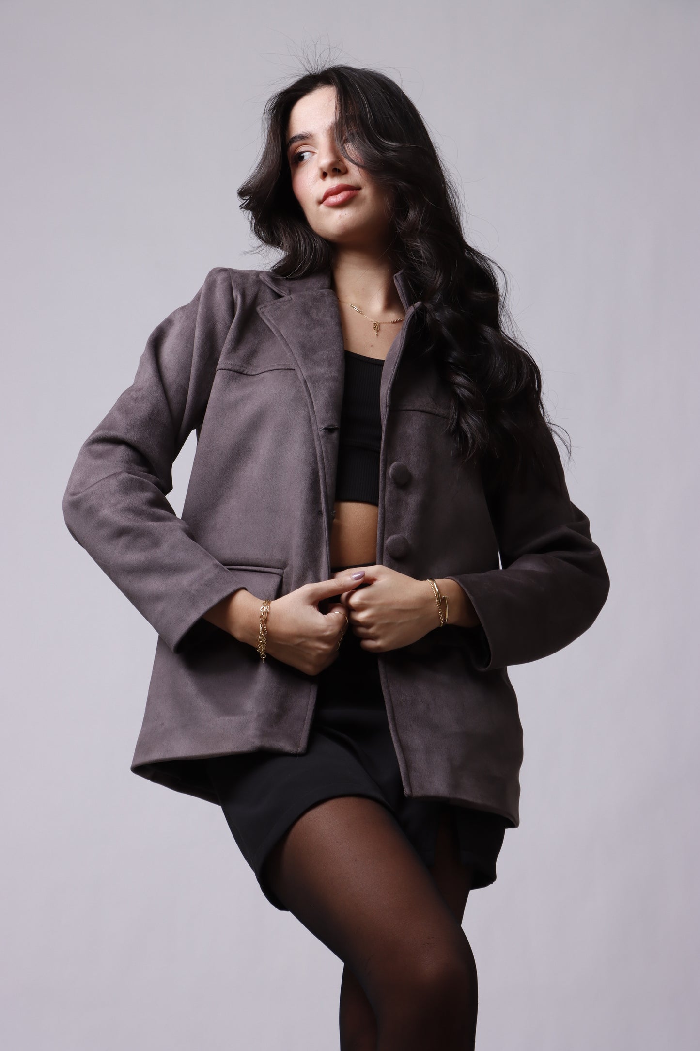 Suede Blazer