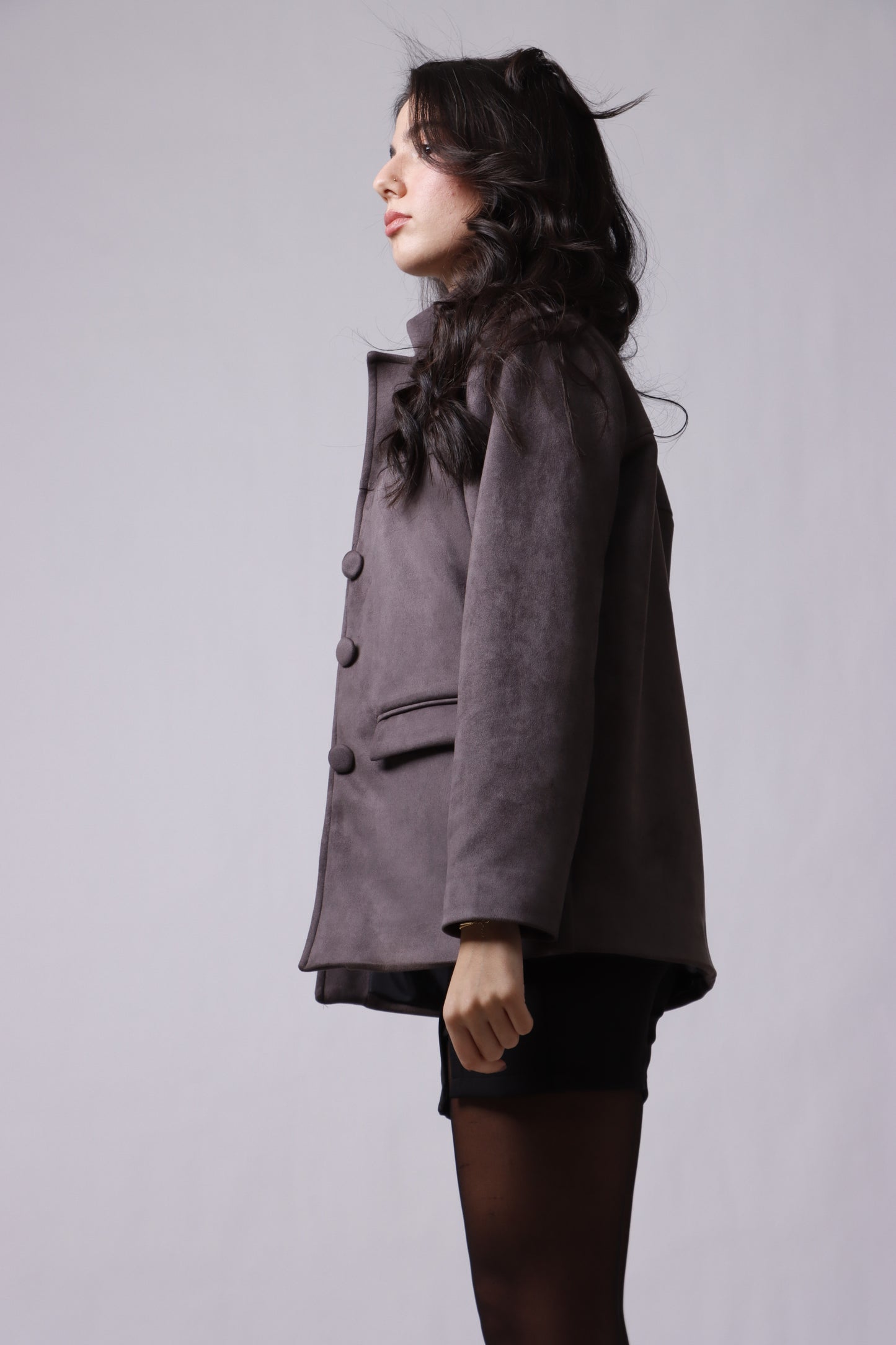 Suede Blazer