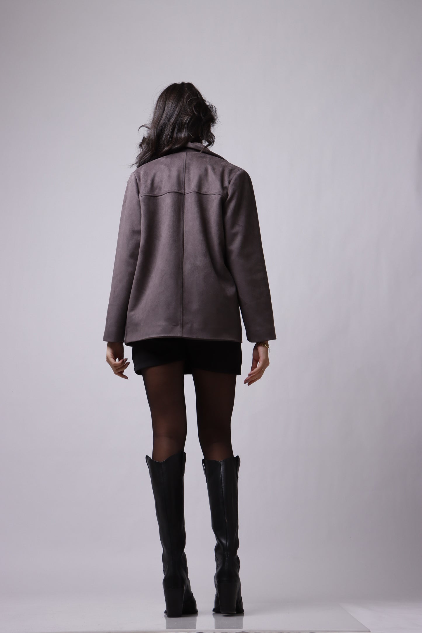 Suede Blazer