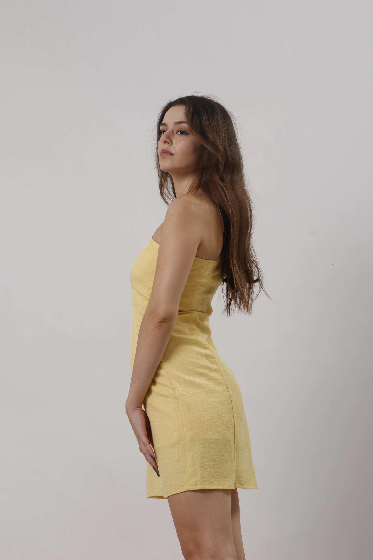 Mini one shoulder dress