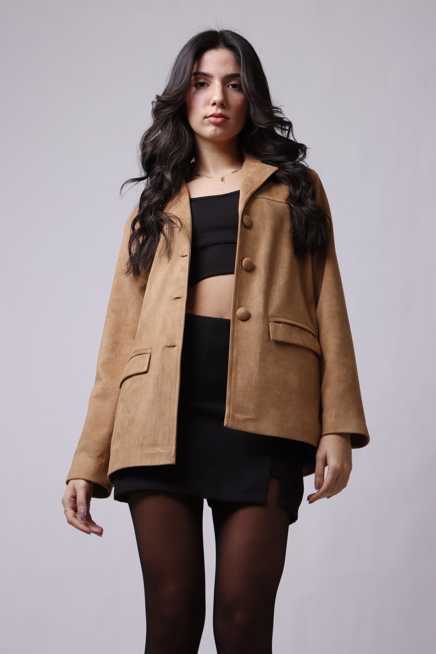 Suede Blazer