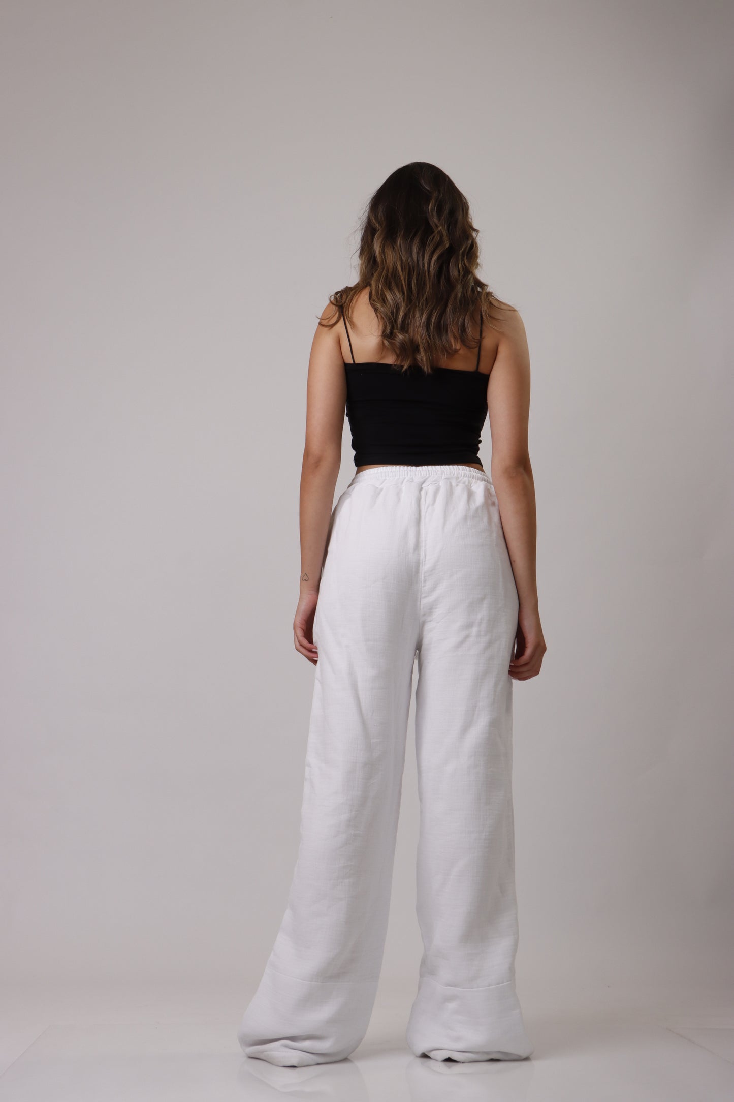 Wide leg Linen pant