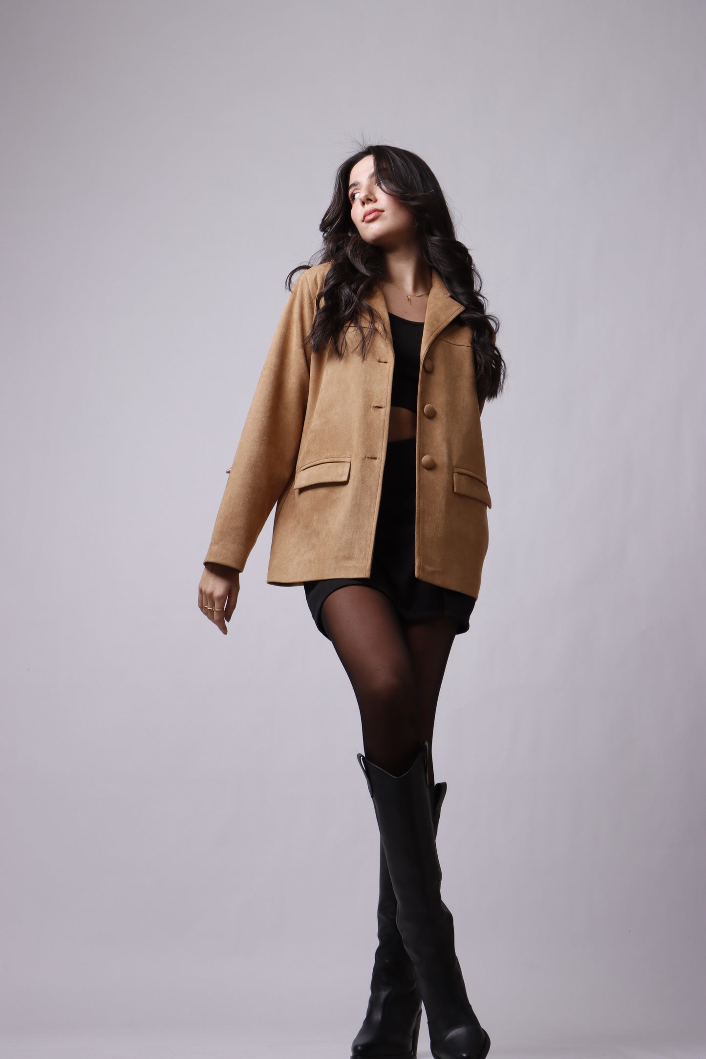 Suede Blazer