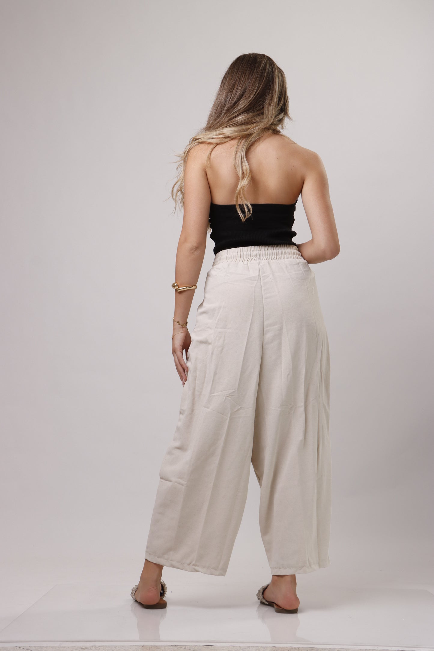 Barrel Linen Pant