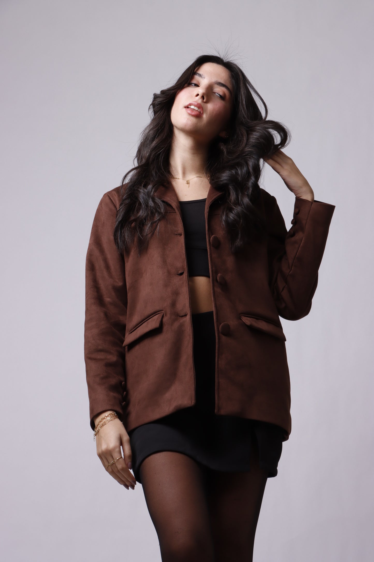 Suede Blazer