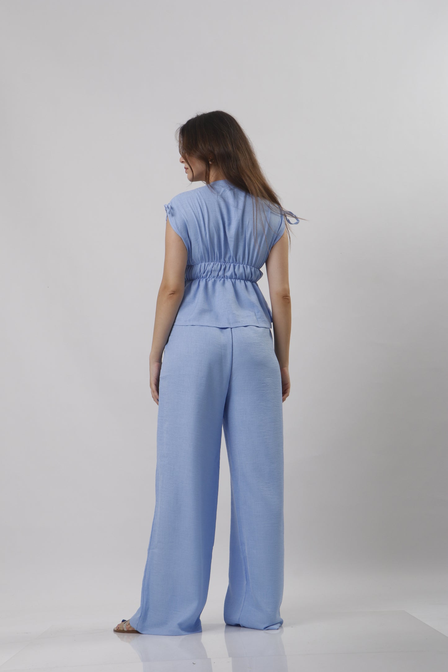 Waist fit linen set