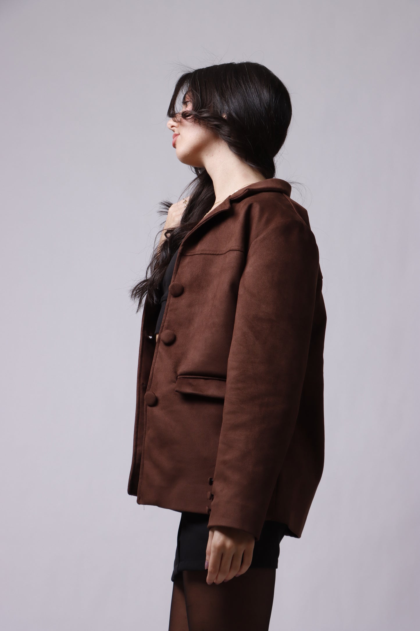 Suede Blazer